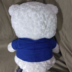 ホワイトカラープーさん 座高50cmぬいぐるみの画像