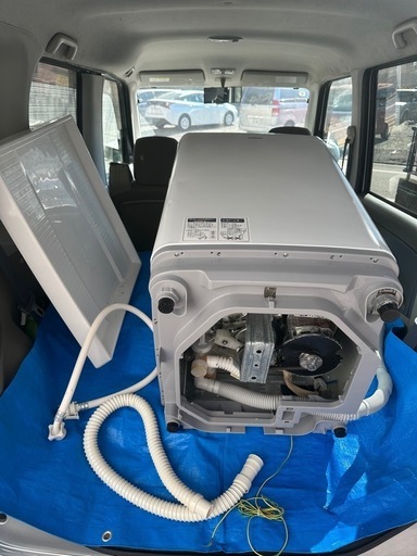 2016年製 SHARP 電気洗濯乾燥機 50/60 Hz共用 ES-TX5SC-W 洗濯容量5.5 kg 乾燥3.5 kg