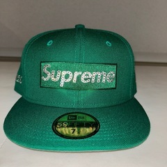 中古美品　supreme box logo スワロカスタム　キャップ　の画像