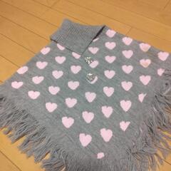 未使用キッズ120 ネックポンチョの画像
