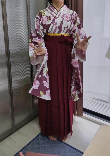 値下げしました、袴１６０センチ☆女の子☆小学校卒業式