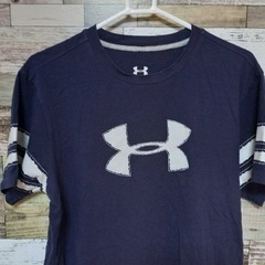 UNDER ARMOUR　アンダーアーマー　Tシャツ　ネイビー　LGの画像