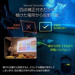 2/26まで　プロジェクター　白　小型の画像