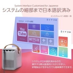 2/26まで　プロジェクター　白　小型の画像