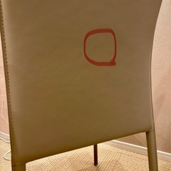0円でお譲り　ダイニングチェア　ベージュの画像