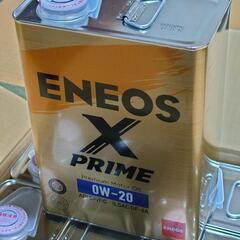 エンジンオイル ENEOS X PRIME 0W-20 4リットル缶