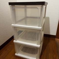 【取引中】ウッドトップチェスト　衣装ケース　