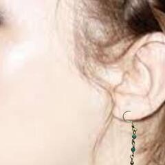 14KGF ムーンストーン エメラルドの画像