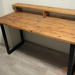 [DIY]国産杉無垢 テレワーク用デスク