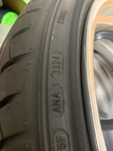 タイヤバリ山24年製付き【希少！】WORK マイスター S1R ホイール　 16インチ 6.5j＋48 PCD100 165/45r16 　軽自動車 　　