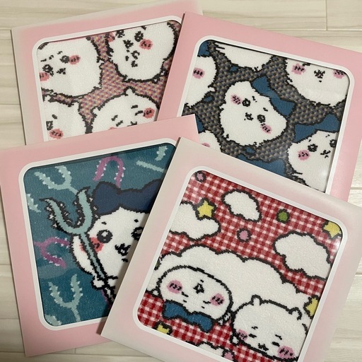 ちいかわ　シェニール織りタオルハンカチ