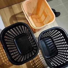 交渉中 洗濯カゴ 3個
