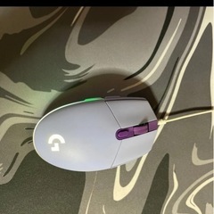 Logitech 有線マウス 紫/グレー