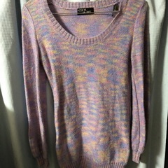 セシルマクビー虹色ロングセーター