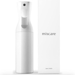 【新品未使用】miscare スプレーボトル 霧吹き 白　化粧水...