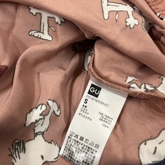 GUのスヌーピーパジャマの画像