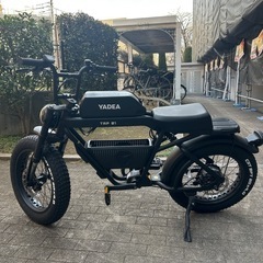 バイクみたいに走る電動アシスト自転車YADEA TRP01 ブラック