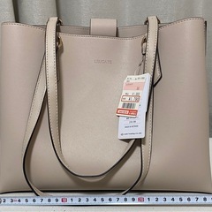しまむら バッグ 2個セット 新品未使用 ベージュ グリーンの画像