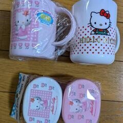 キティカップ&タッパ5点の画像