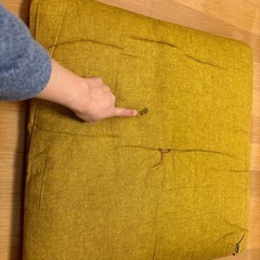 [無料]  座布団　新品(難あり)の画像