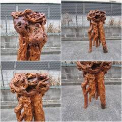 木製　木　オブジェ　置物　飾り物　の画像