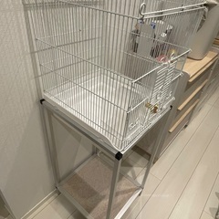 鳥かご　HOEI 35 手乗り　純正スタンドの画像