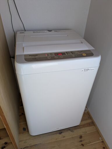 パナソニック 全自動洗濯機 洗濯 5kg つけおきコース搭載 2019年製