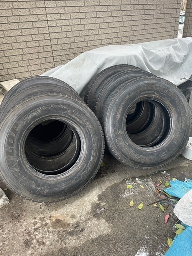 ダンロップ ミックスタイヤ225/90R17.5中古6本