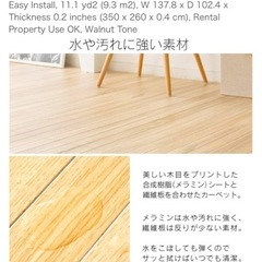 Iris Plaza 木目調ジョイントマット 350x260cmの画像