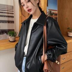 【大赤字】SHEIN　美品オーバーサイズレザージャケット