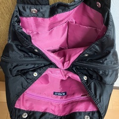 ブラック　ナイロンバックの画像