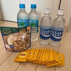 ポカリスエット、DAKARA、リプトン紅茶パックなど