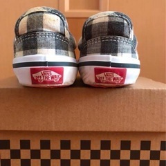バンズvansスニーカー　15cmの画像