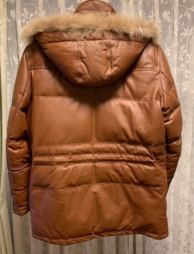 MALE＆CO.タカキューのレザーダウン ジャケットコート