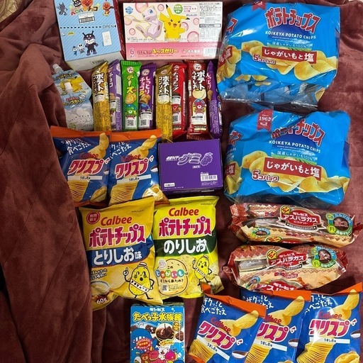 お菓子まとめ売り ポテチ グミ ゼリー チョコ