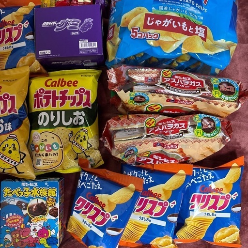 お菓子まとめ売り ポテチ グミ ゼリー チョコ
