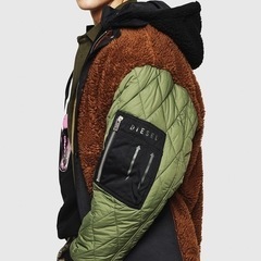 diesel リバーシブル　コートの画像