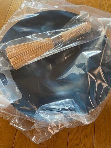 中華鍋＆洗浄ブラシ　新品