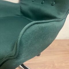 【LOWYA】デスクチェア グリーンの画像
