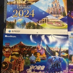 未使用　UNISYS BIPROGY 東京ディズニーリゾート　カレンダー　2021年〜2024年　Disneyの画像