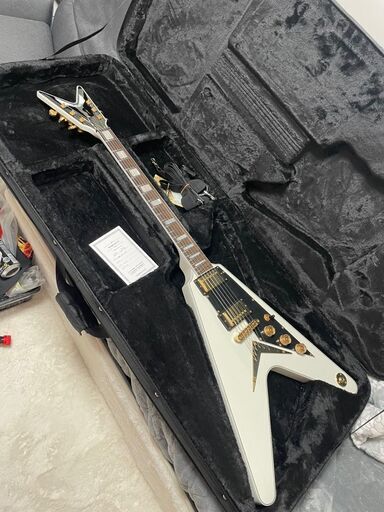 弦楽器、ギター Dean Guitars Christian Martucci V Vintage White