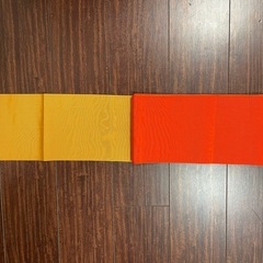 浴衣と帯と下駄とバックの画像