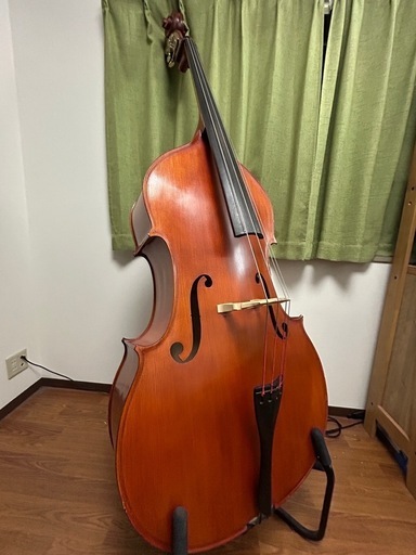 《3/7迄お値引き　¥500,000 →¥400,000》【GLIGA 3/4 4弦 コントラバス アーチバック《関東圏内・名古屋手渡し可能》手渡しのみ対応可能》】