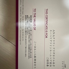 ANAクラウンプラザホテル米子　スーペリアツインルームペア宿泊券