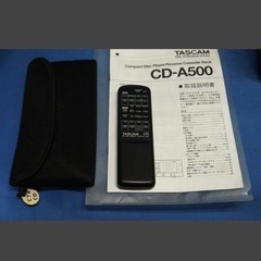 TASCAM CD-A500 タスカム 業務用CDプレーヤー ③の画像