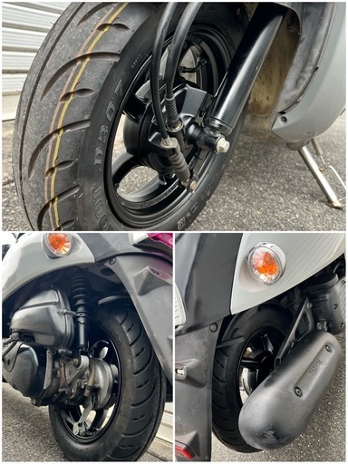 ヤマハ4ストビーノSA26J 人気のサフグレー自賠責残りVINO 大阪 (あっち