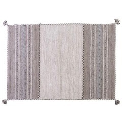 北欧 ナチュラル　シェニールマット 190×130cm ライトブラウン