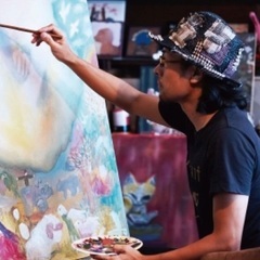 たなかしんさんの おはなし会＆ ライブペインティング