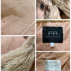 ꒰FR FIRST REVUE꒱フェイクファー ショートコート ピンクジャケットの画像