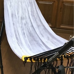 自立式ハンモック　白の画像